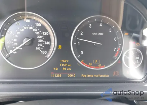 2011 BMW 550I из США, поврежденный, VIN WBAFR9C53BC618293